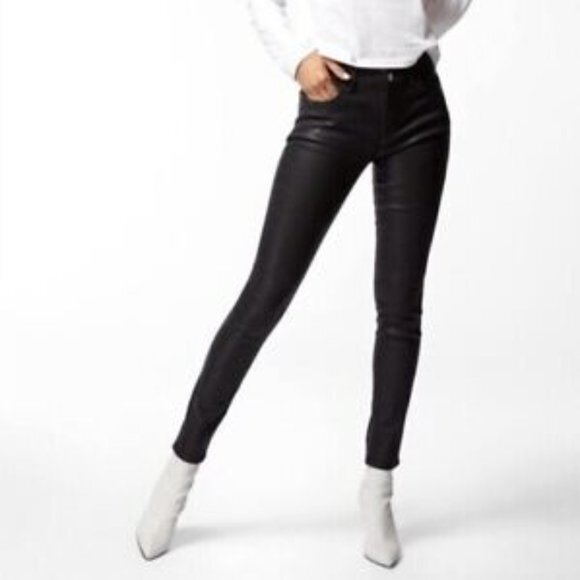 J Brand 620 Coated Mid Rise Jeans Fearless Pockets Stretch‎ Women 30 NWT $228 - Picture 1 of 12